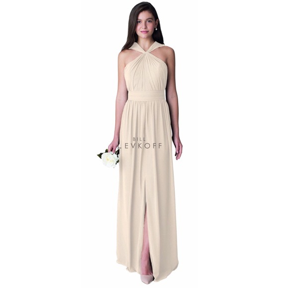 Bill Levkoff Dresses & Skirts - Champagne Colored Bridesmaid Dress